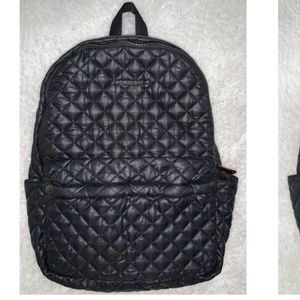 MZ Wallace Quilted Black Metro Backpack